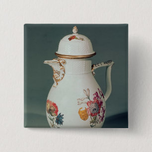 Badge Carré 5 Cm Pot de café de Meissen, c.1740-50