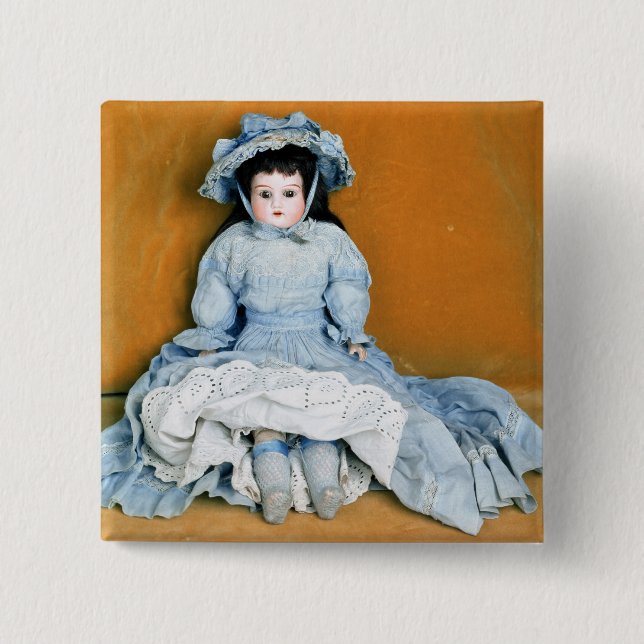 Badge Carré 5 Cm Poupée (Devant)