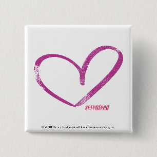 Badge Carré 5 Cm Pourpre d'OpenHeart
