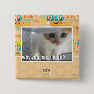 Badge Carré 5 Cm Pourquoi a-t-vous une peau ?