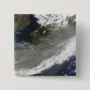 Badge Carré 5 Cm Poussière au Japon