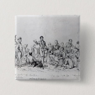 Badge Carré 5 Cm Prédicateur de The Field, 1837