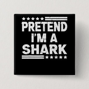 Badge Carré 5 Cm Pretend Poison de Shark