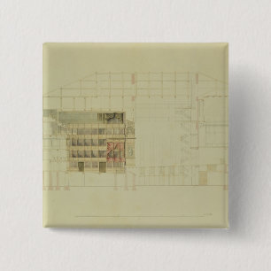 Badge Carré 5 Cm Prévoyez pour le théâtre royal de Dresde, c.183