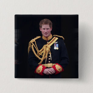 Badge Carré 5 Cm Prince Harry