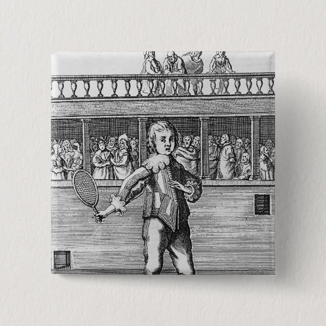 Badge Carré 5 Cm Prince James duc de York (Devant)
