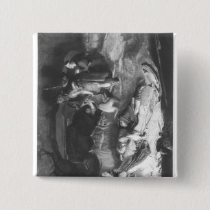 Badge Carré 5 Cm Prince mignon Charlie dans la dissimulation