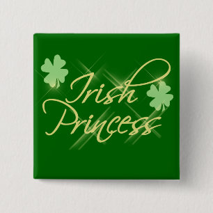 Badge Carré 5 Cm Princesse irlandaise Button