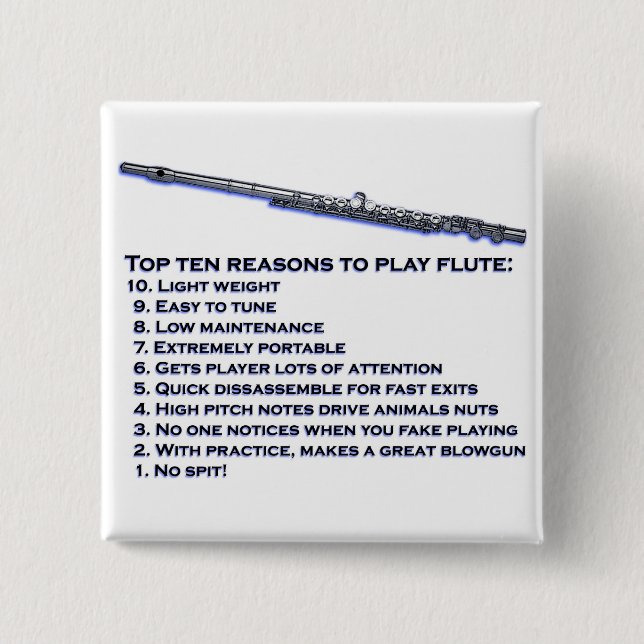 Badge Carré 5 Cm Principal 10 de cannelure (Devant)