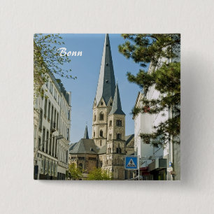 Badge Carré 5 Cm Printemps à Bonn