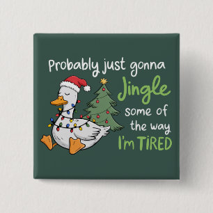 Badge Carré 5 Cm Probablement juste aller tinter un peu en étant fa