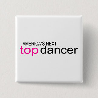 Badge Carré 5 Cm Prochain danseur supérieur des Amériques
