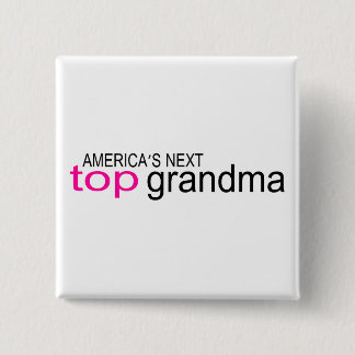 Badge Carré 5 Cm Prochaine grand-maman supérieure des Amériques