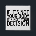 Badge Carré 5 Cm ProChoice<br><div class="desc">Pro-Choice. Les droits des femmes sont importants dans notre société. Le droit de choisir n'est pas quelque chose qui devrait jamais être enlevé.</div>