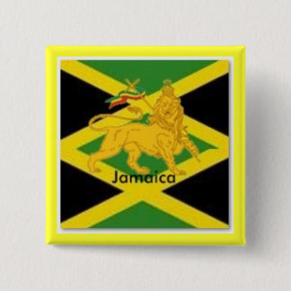 Badge Carré 5 Cm Produits d'affiche Jamaïque