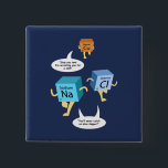 Badge Carré 5 Cm Professeur de sciences Funny Geek Gag<br><div class="desc">Cet aimant à thème Geek de l'enseignant en sciences extraordinaires ajouterait à votre collection d'accessoires</div>