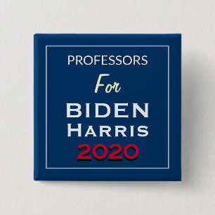 Badge Carré 5 Cm Professeurs de la campagne Carré BIDEN HARRIS