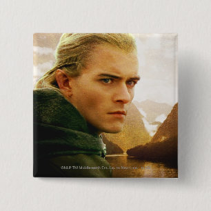 Badge Carré 5 Cm Profil LEGOLAS GREENLEAF™ 3/4
