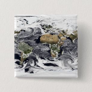 Badge Carré 5 Cm Projection cylindrique équidistale