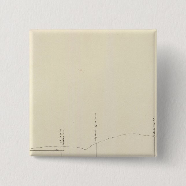 Badge Carré 5 Cm Projection verticale longitudinale III Lode Comsto (Devant)