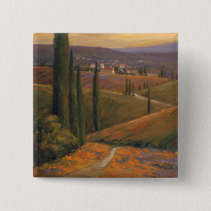 Badge Carré 5 Cm Promenade I d'après-midi