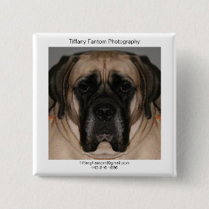 Badge Carré 5 Cm Promo de marguerite