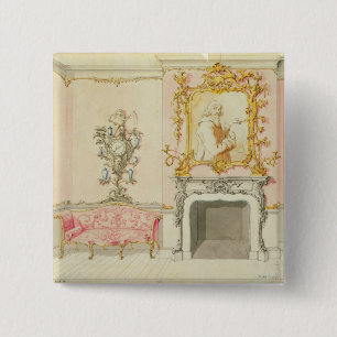 Badge Carré 5 Cm Proposition pour un intérieur de salon, 1755-60