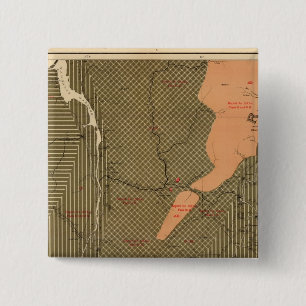 Badge Carré 5 Cm Province de la Nouvelle-Écosse Île du Cap-Breton