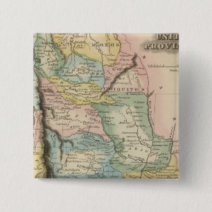Badge Carré 5 Cm Provinces unies