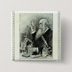 Badge Carré 5 Cm Publicité pour 'Cocoa de Cadbury