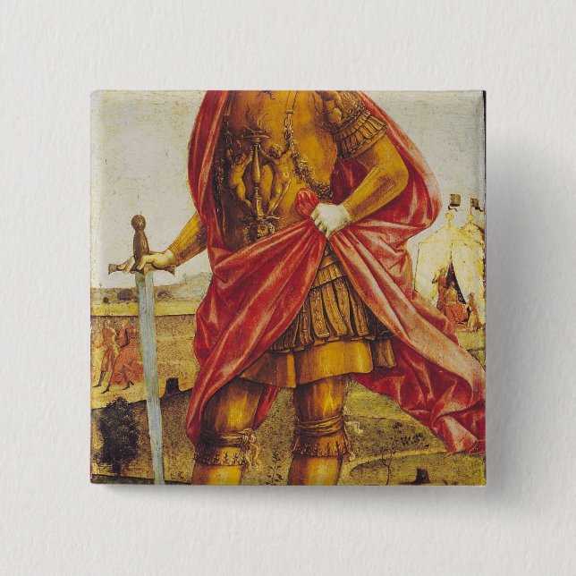 Badge Carré 5 Cm Publius Scipion l'Africain (Devant)