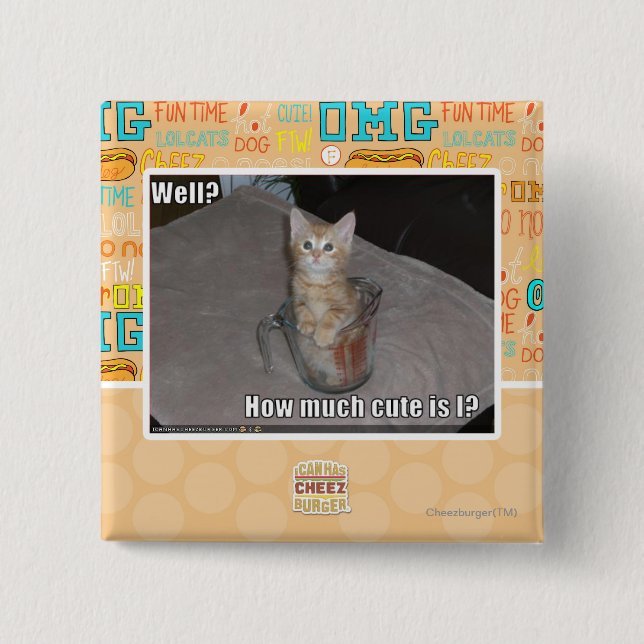 Badge Carré 5 Cm Puits ? (Devant)