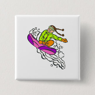 Badge Carré 5 Cm Pullover de fille