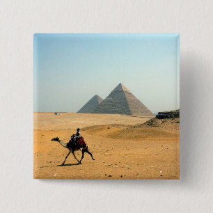 Badge Carré 5 Cm pyramide de chameau