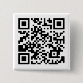 Badge Carré 5 Cm Qr Code RickRoll Gif