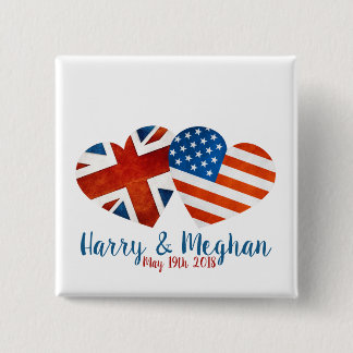 Badge Carré 5 Cm Quand Harry a rencontré Meghan