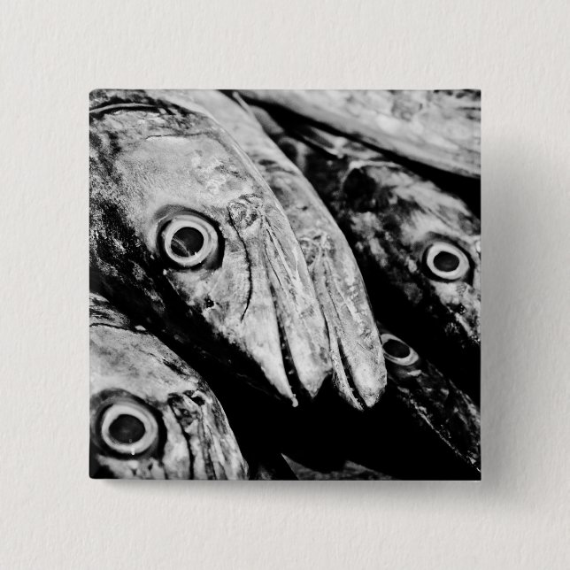 Badge Carré 5 Cm quatre yeux (Devant)