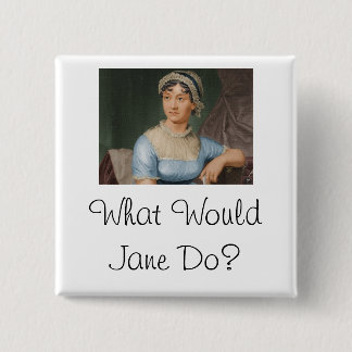 Badge Carré 5 Cm Que Jane ferait-elle ?