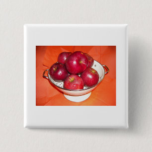 Badge Carré 5 Cm Quelques Pommes