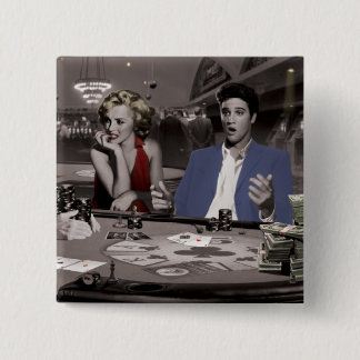 Badge Carré 5 Cm Quinte royale 2