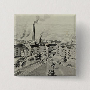 Badge Carré 5 Cm R Wallace et Sons Mfg Co