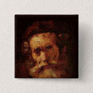 Badge Carré 5 Cm Rabbin