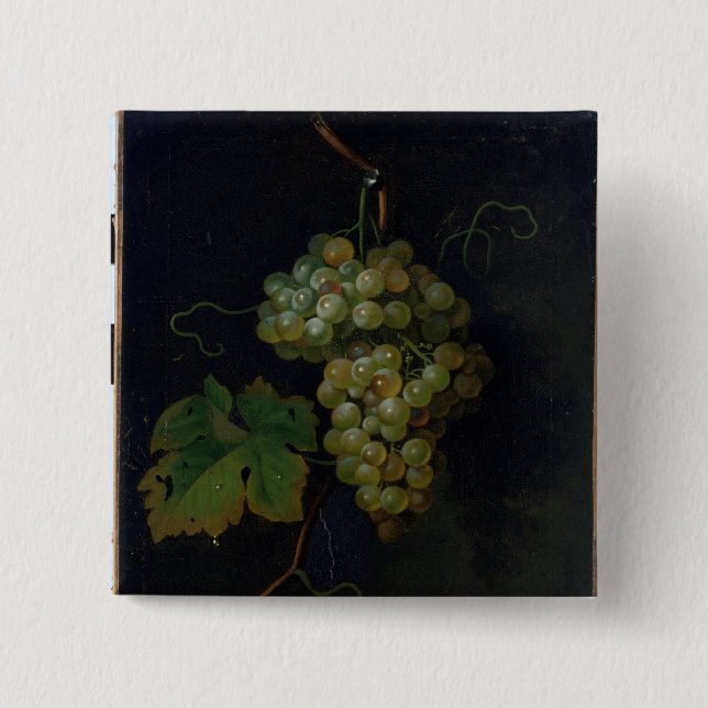 Badge Carré 5 Cm Raisins (Devant)