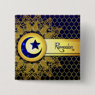 Badge Carré 5 Cm Ramadan Al Adha et Fitr