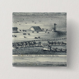Badge Carré 5 Cm Ranches de Cole