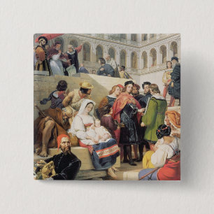 Badge Carré 5 Cm Raphael à Vatican, 1832 (huile sur la toile)