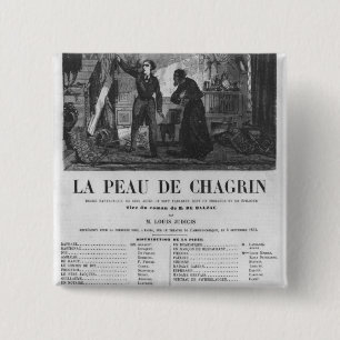 Badge Carré 5 Cm Raphael de Valentin et le commerçant