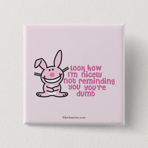 Badge Carré 5 Cm Rappel de vous