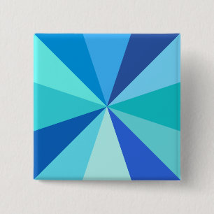 Badge Carré 5 Cm Rayons 60s géométriques géniaux modernes d'art de