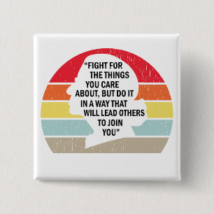 Badge Carré 5 Cm RBG, Ruth Bader Ginsburg